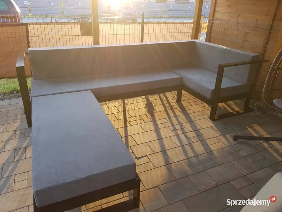 meble ogrodowe stalowe aluminiowe sofa loft