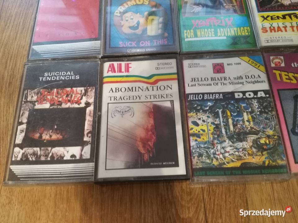 Kasety rock metal z mojej kolekcji super zespoły kujawsko-pomorskie Włocławek