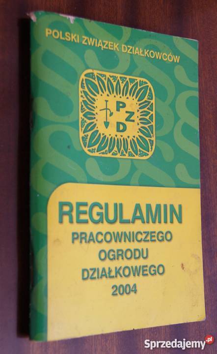 Regulamin Pracowniczego Ogrodu Działkowego 2004 Parczew