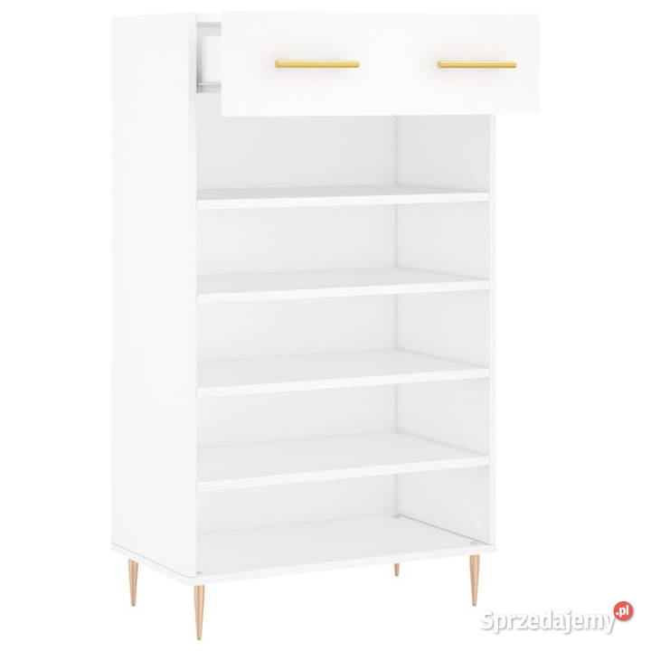 Szafka na buty biała 60x35x105 materiał Warszawa