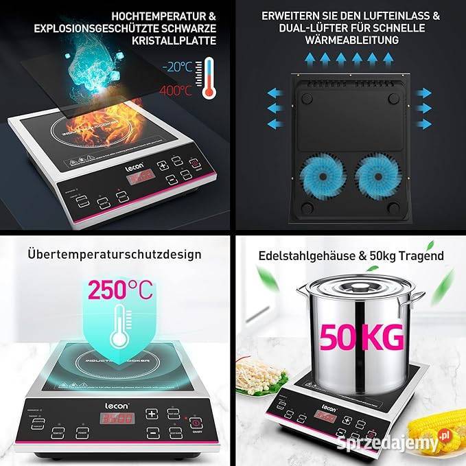 Kuchenka indukcyjna do Kampera Lecon Chef HTL15 Drezdenko