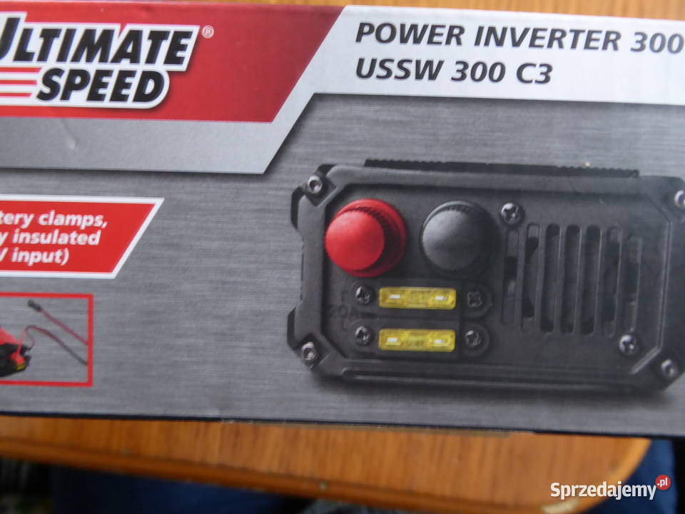 Konwerter samochodowy 12V230V300W ULTIMATE SPEED Elektronika