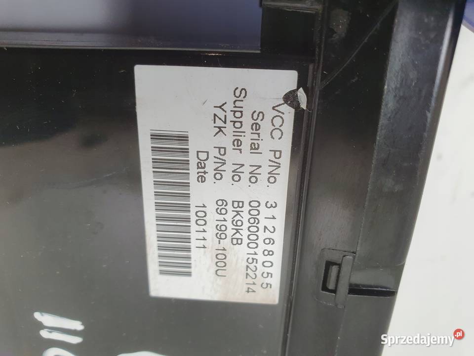 Volvo S40 II V50 C30 EKRAN RADIA Wyświetlacz osobowe Janów