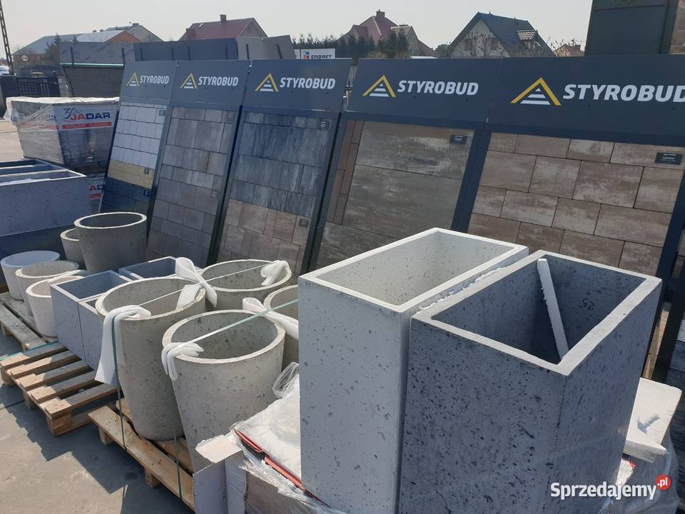 Donice ogrodowe z betonu architektonicznego Gorzyce sprzedam