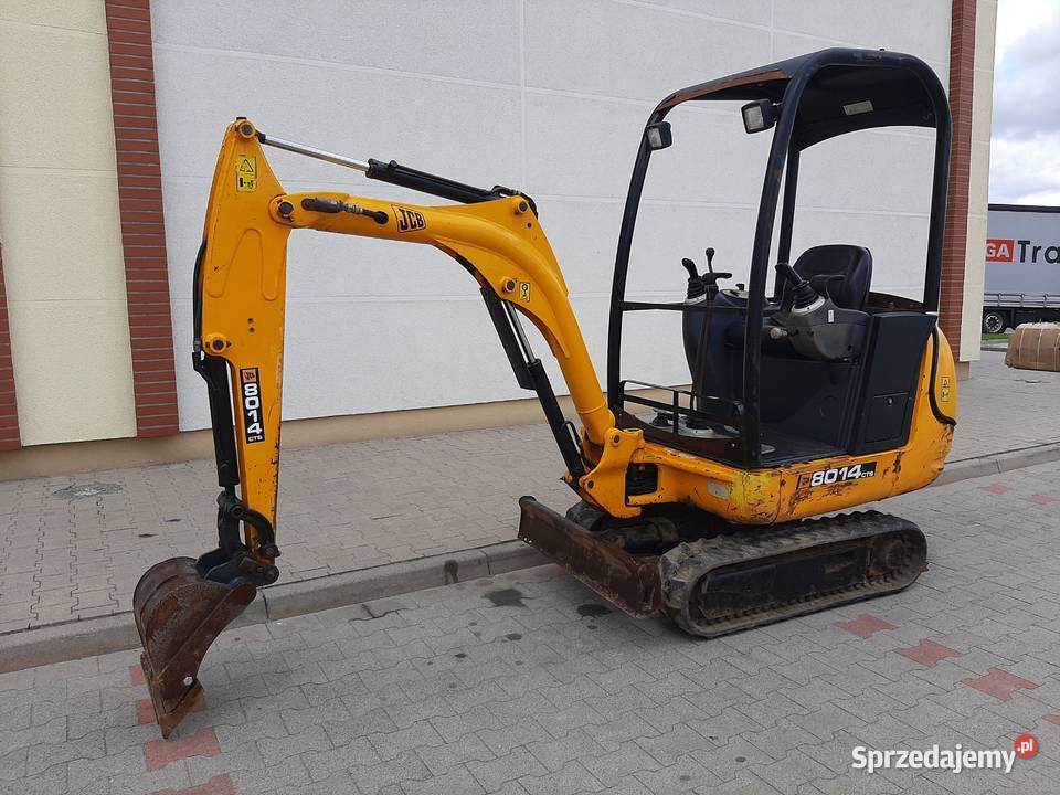 JCB 8014 1399 mth 2006r 18 LEASING minikoparka wielkopolskie Gniezno