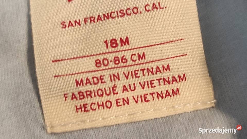 Rampers pajacyk kombinezon firmy Levis rozmiar uniseks Łódź