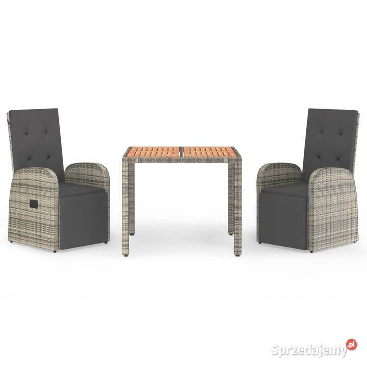 vidaXL 3cz zestaw mebli ogrodowych z poduszkami Warszawa