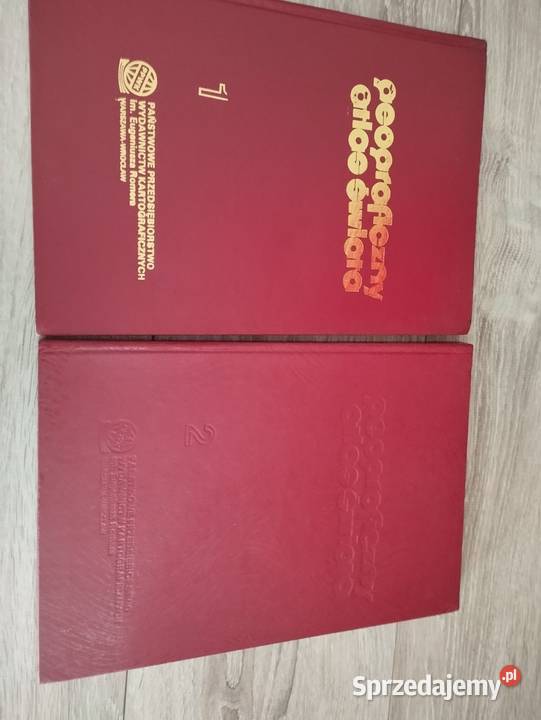 geograficzny atlas świata dwie części wielkopolskie Poznań sprzedam