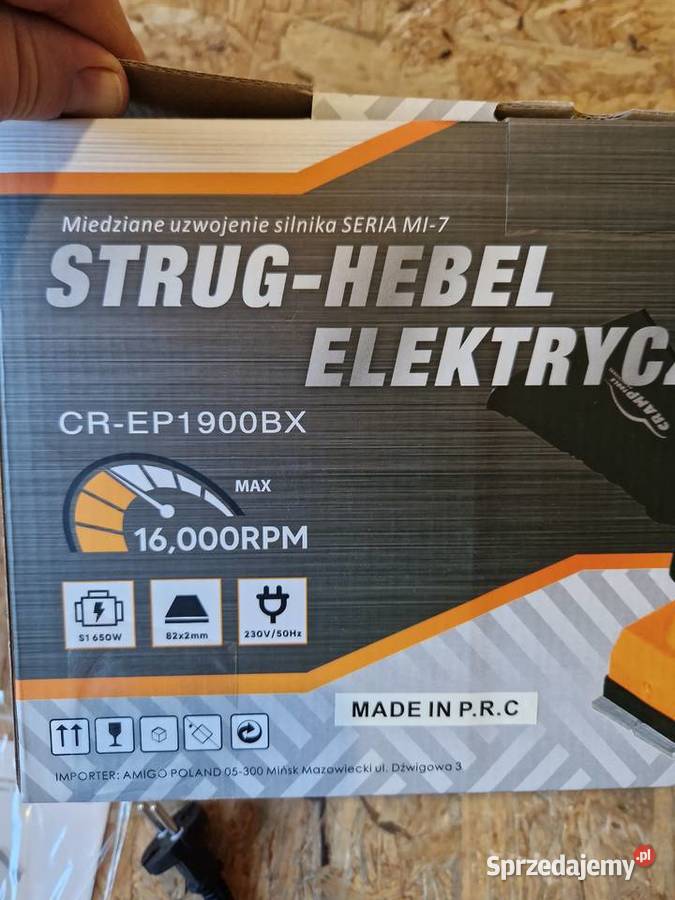 CRAMP EP1900 STRUG DO DREWNA ELEKTRYCZNY HEBEL Narzędzia Głogowa