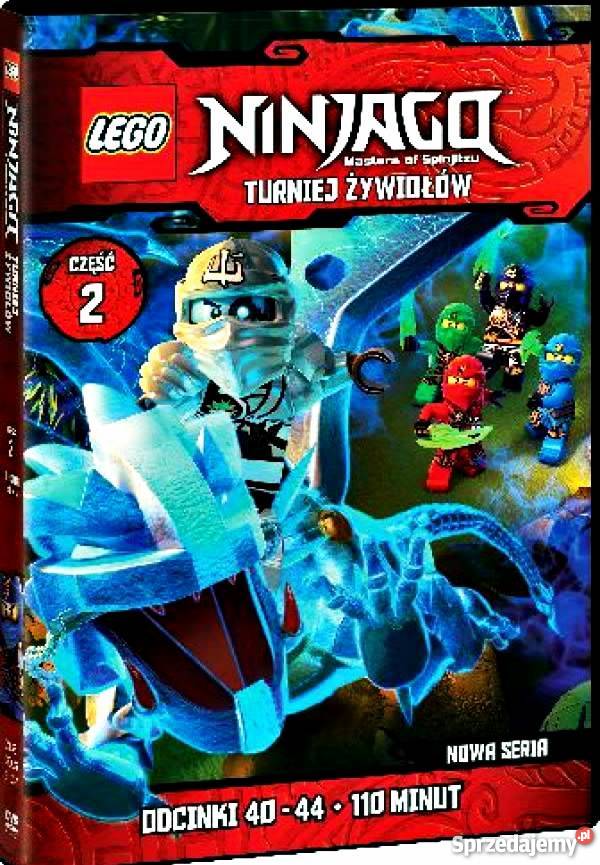 LEGO NINJAGO TURNIEJ ŻYWIOŁÓW CZĘŚĆ 2 ODCINKI 40 pełne wielkopolskie Kalisz sprzedam