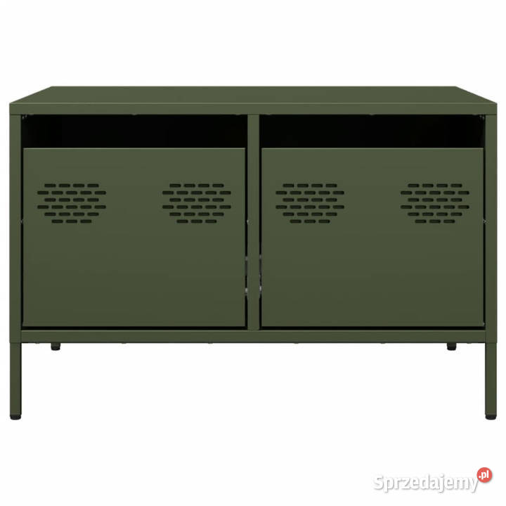 Szafka RTV oliwkowa 68x50x435 stal walcowana na Warszawa