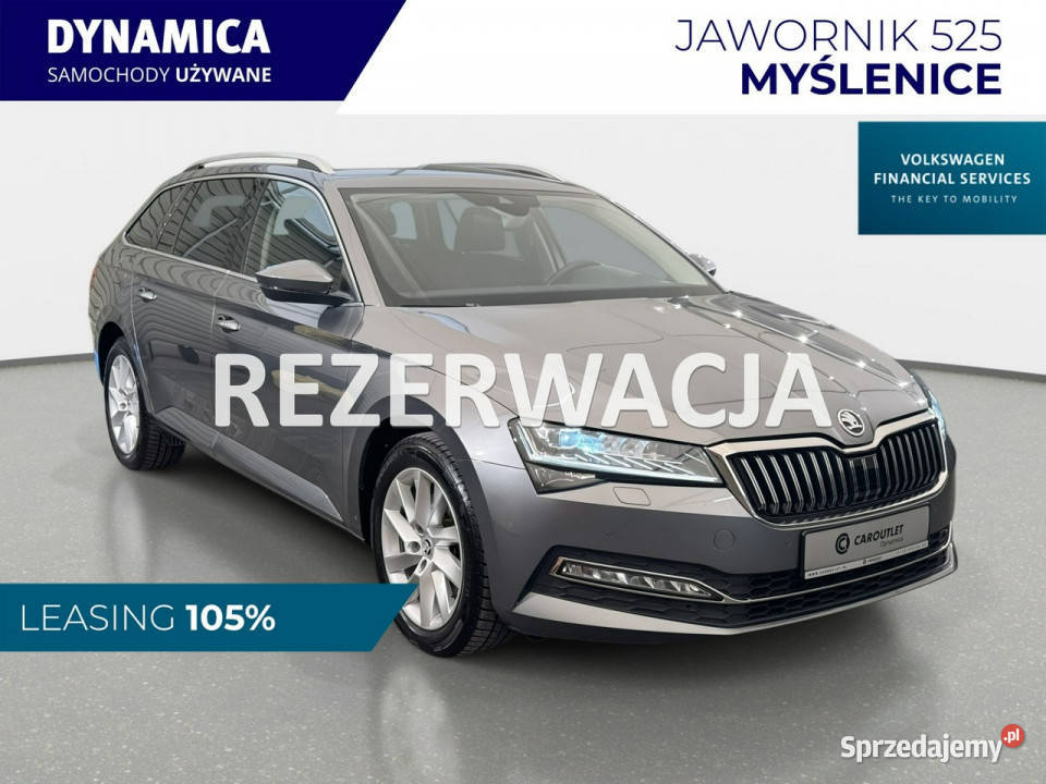 koda Superb VAT 23 Combi Style 20TDI 200 DSG nawigacja Myślenice