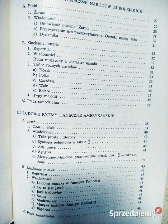 Wychowanie muzyczne stare książkiantykwaryczne Warszawa
