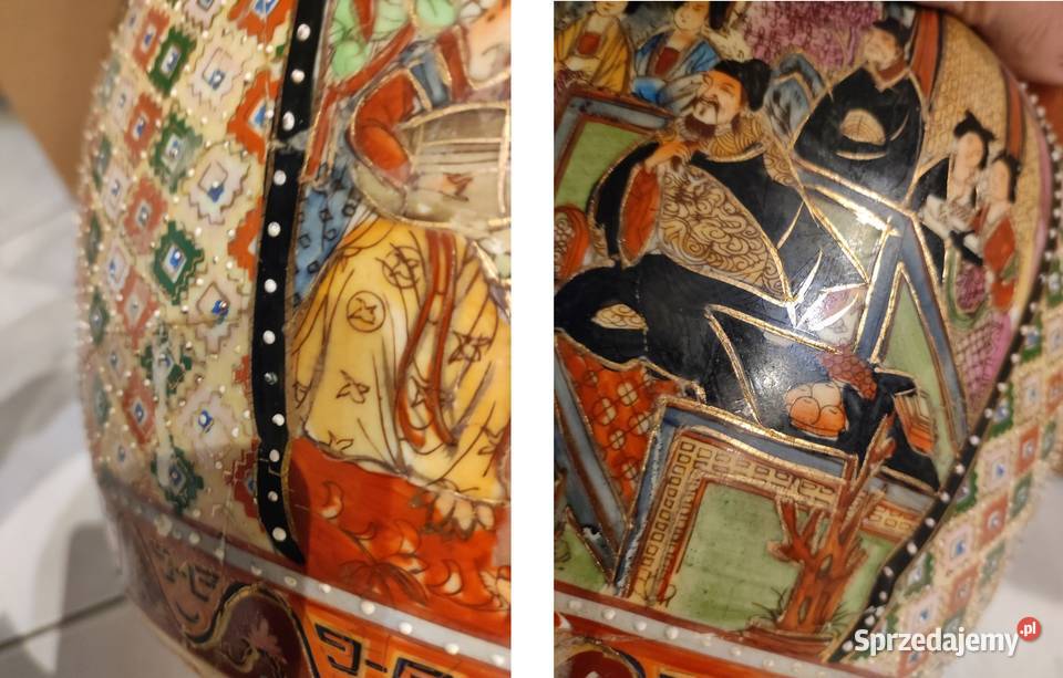 misa waza wazon osłonka donica chińska porcelana