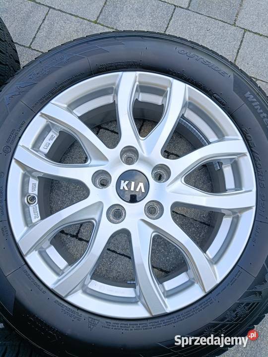 Alufelgi Kia 16 zimówki z oponami Hankook 7 mm Elbląg