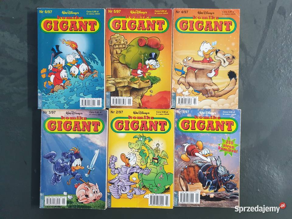 Komiks Gigant rocznik 1997 komplet
