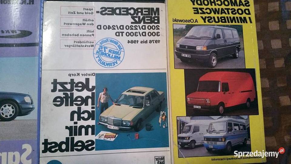 KSIĄŻKI INSTRUKCJE SAMOCHODOWE1cz Motoryzacja Koszalin