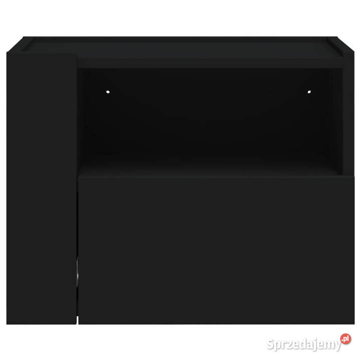 Wisząca szafka nocna czarna 45x30x35 WM848313 mazowieckie Warszawa sprzedam