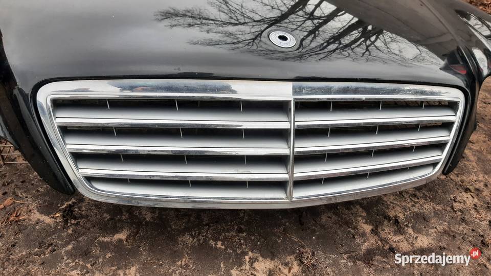 maska kompletna mercedes c W203 CZARNA z grilem Dębno