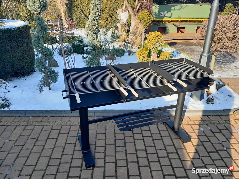 Gastronomiczny grill TRÓJKOMOROWY blacha 5 mm