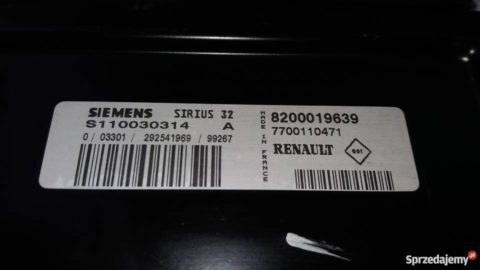 Renault Clio II 2 14 komputer S110030314A Bolesławiec
