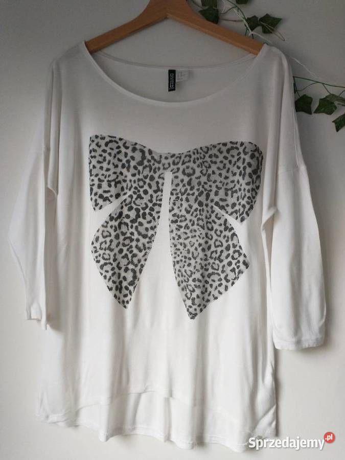 Bluzka z kokardą cętki 42 XL HM Toruń