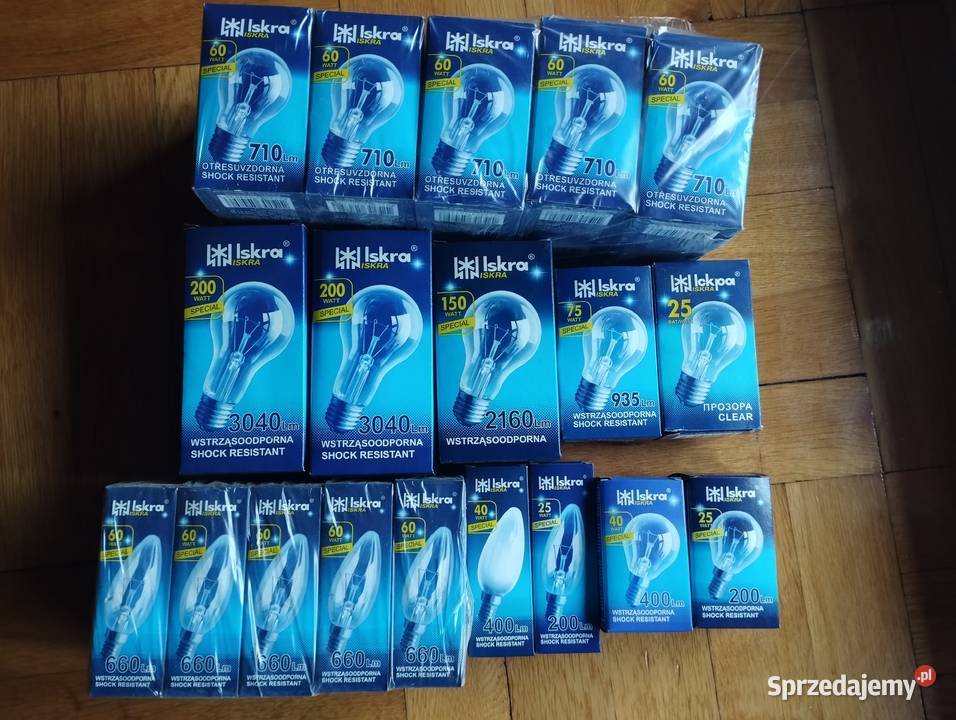 Żarówki tradycyjne E27 200W WSTRZĄSOODPORNE Kraków