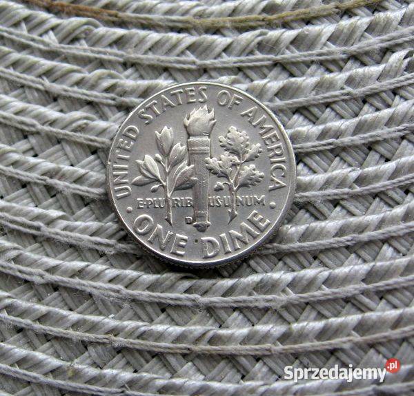 USA 10 Cent 1964r D SREBRO Kalisz