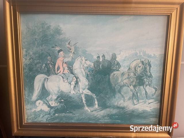 Piękne obrazy w ozdobnej ramie