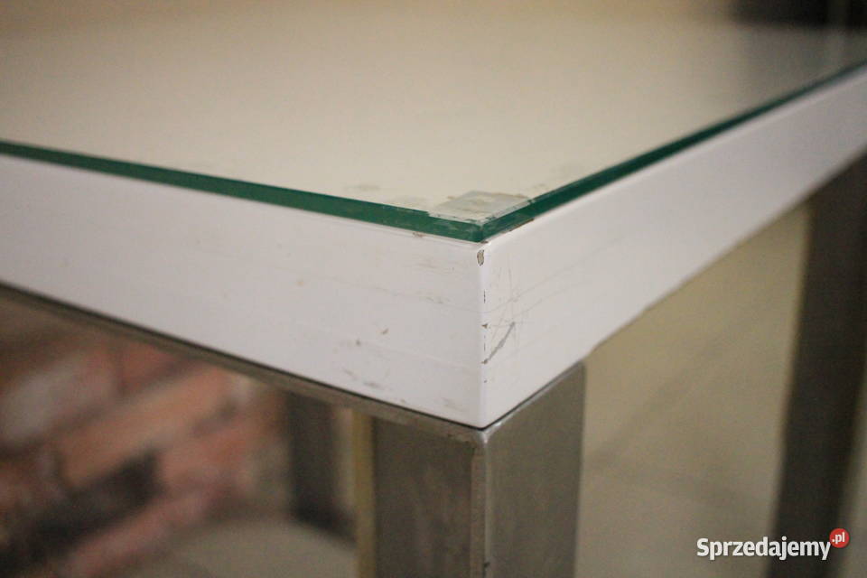 Stół kawowy nogi spawane stal nierdzewna