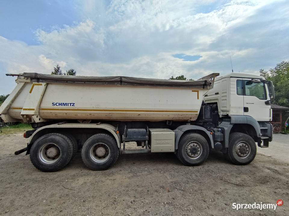 Wywrotka 8x8 MAN TGS 41480 niski przebieg Euro 6 Nadbrzeż sprzedam