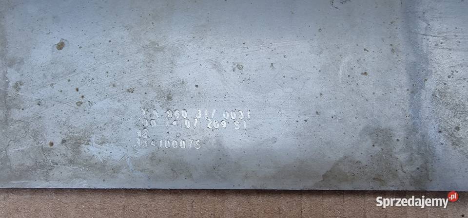 MERCEDES AROCS STOPIEŃ ZDERZAKA PRZÓD Karoseria Bieleń