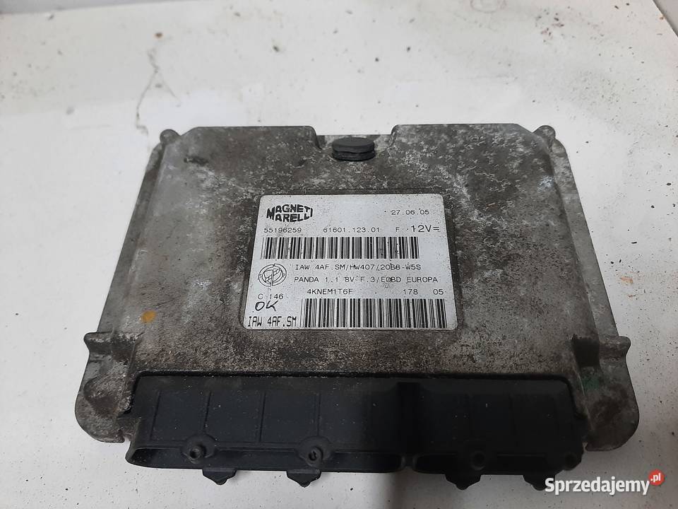 Komputer silnika IAW 4AFSM 55196259 Czysty Części samochodowe Ksawerów