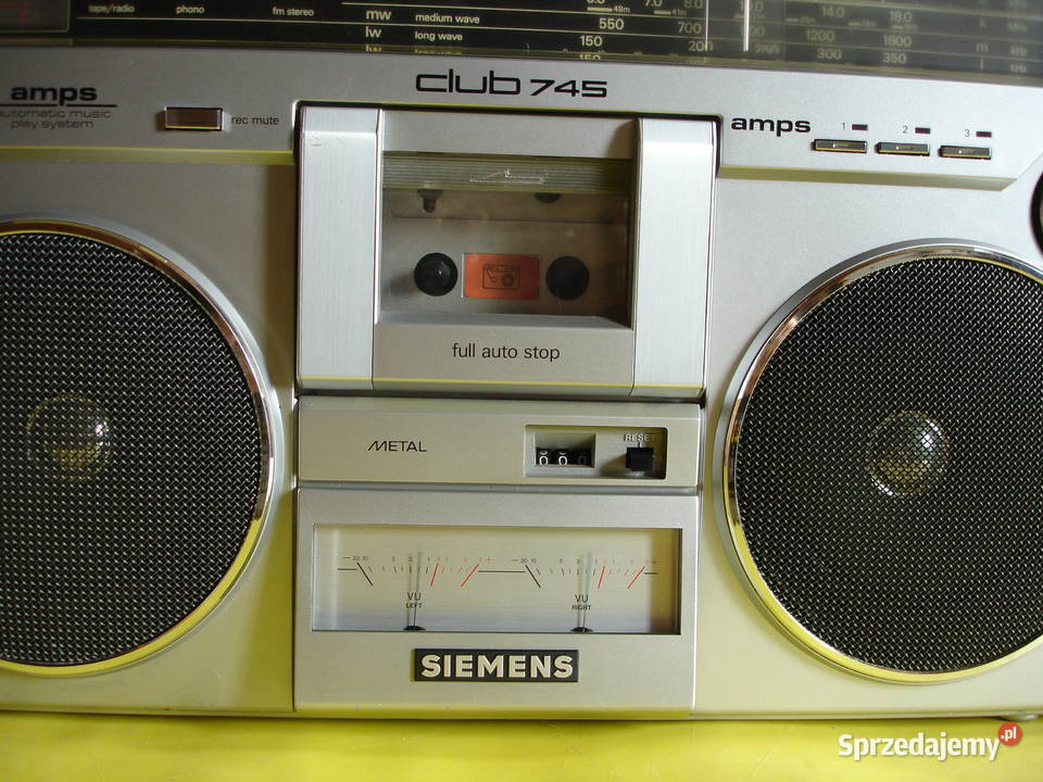 Radiomagnetofon SIEMENS CLUB RM745 Audio Zielona Góra