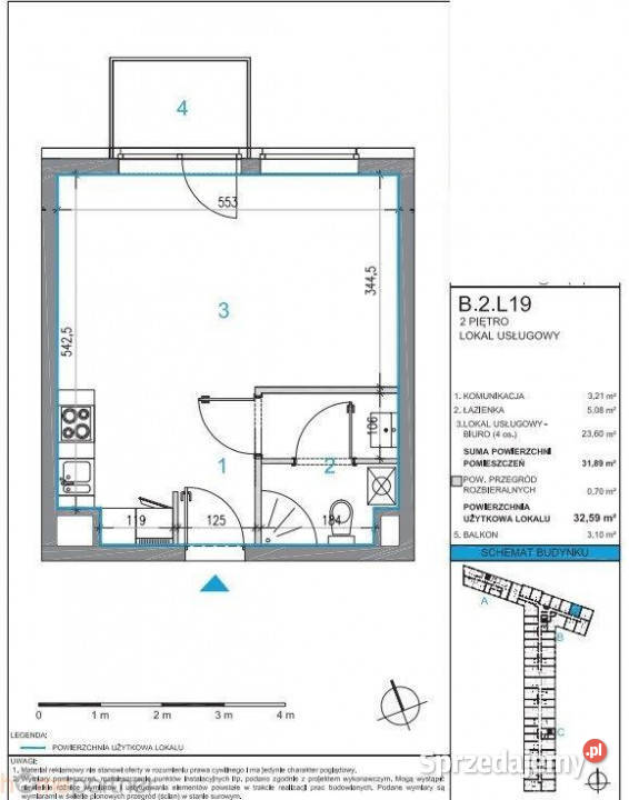 Lokal Wrocław Armii Krajowej 3265 metrów