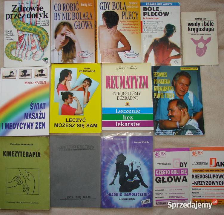 Kręgarstwo masaże akupresura książki Radom