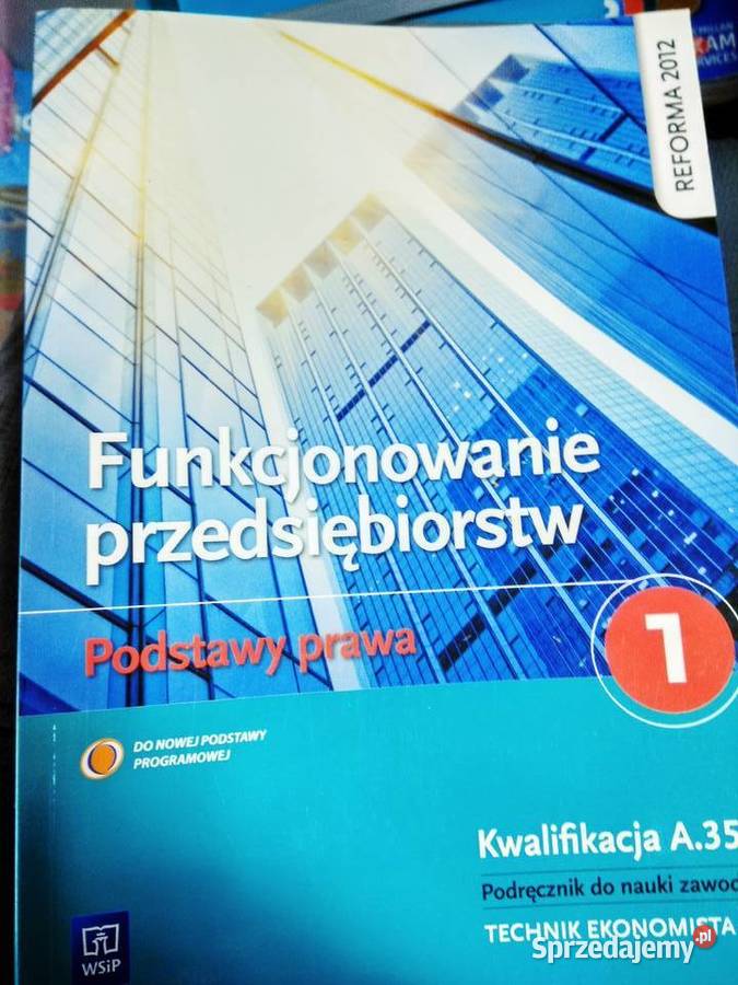 Funkcjonowanie przedsiębiorstw 1 podręcznik Warszawa