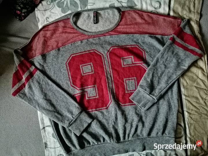 YORKER nowa szara bawełniana bluza Oversize NY wielkopolskie Leszno