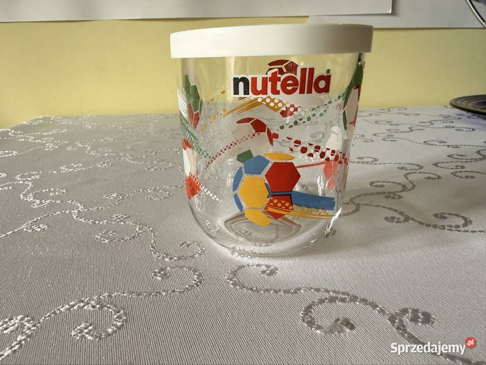Kolekcjonerski Słoik Nutella Piłka Nożna 200 ml wielokolorowy