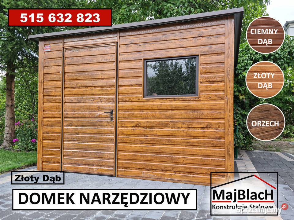 Garaż Blaszany Wiata Garaż Blaszany Grafit 299zł/m2 Wąbrzeźno