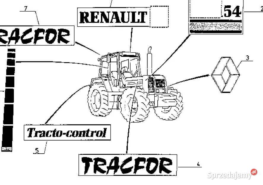 Katalog części Renault 110 54 120 54 133 54 155 Zduńska Wola