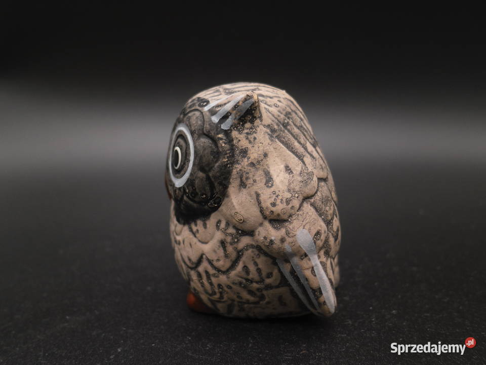 Ceramiczna figurka sowa Raszków