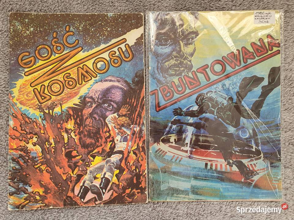 Gość z Kosmosu komplet cz1 i 2 wydanie 1 1986 Polskie Komiksy pomorskie
