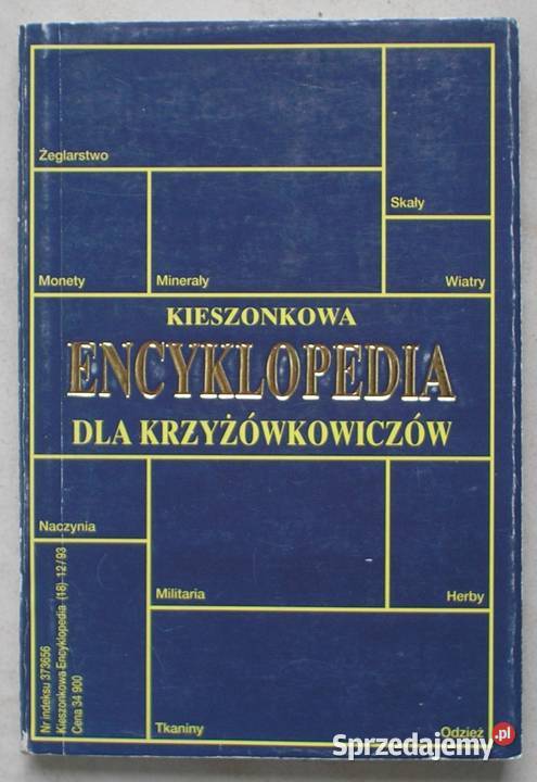 Kieszonkowa encyklopedia krzyżówkowiczów