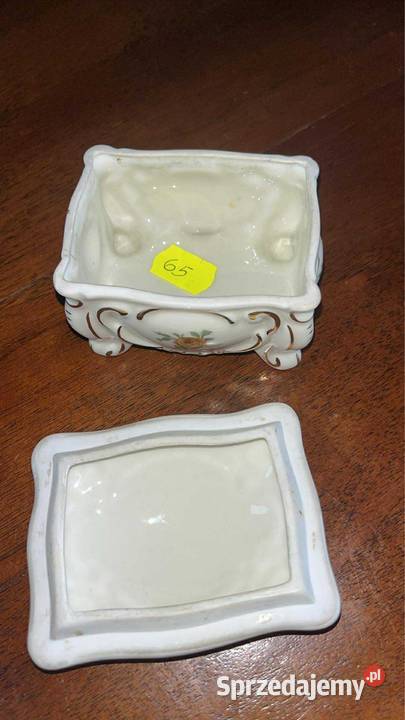 Puzderko Syg Gerold Tettau Porcelana ecru Gdańsk sprzedam