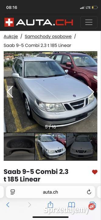 Saab 95 23t Szwajcaria mazowieckie sprzedam