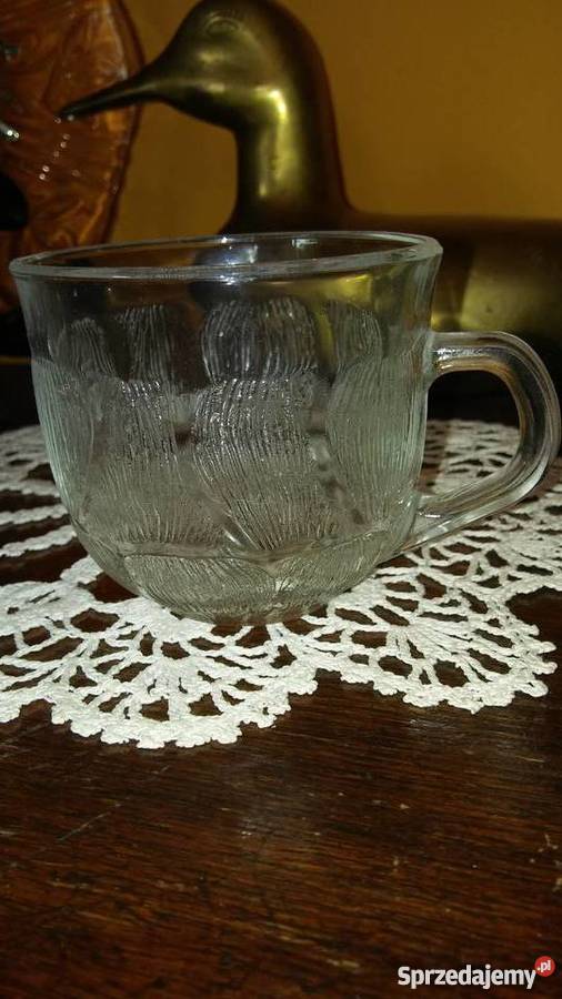 Wielka Misa do ponczu 12 filiżanek Francja Łódź