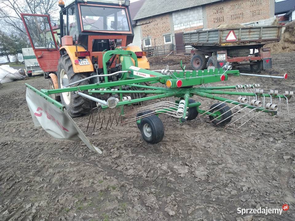 Zgrabiarka SIPMA ZK 350 WIR TANDEM LIKWIDACJA nieuszkodzony Rolnictwo Żurawica