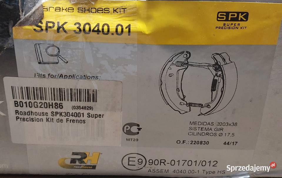 SZCZĘKI HAMULCOWE FORD FOCUS MK I 9804 18 DITDDI Mielęcin