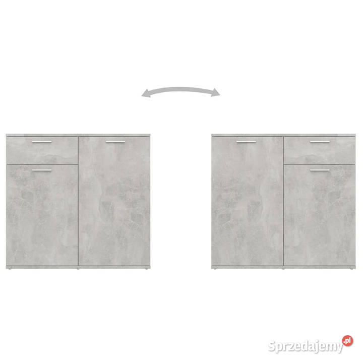 Szafka szarość betonu 80x36x75 materiał mazowieckie Warszawa